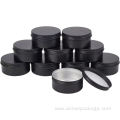 200g 6.7Oz big round aluminum tin jars